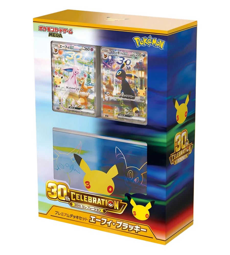 Pokémon TCG: 30th Celebration Premium Deck Set Espeon Umbreon M6a - Japanese