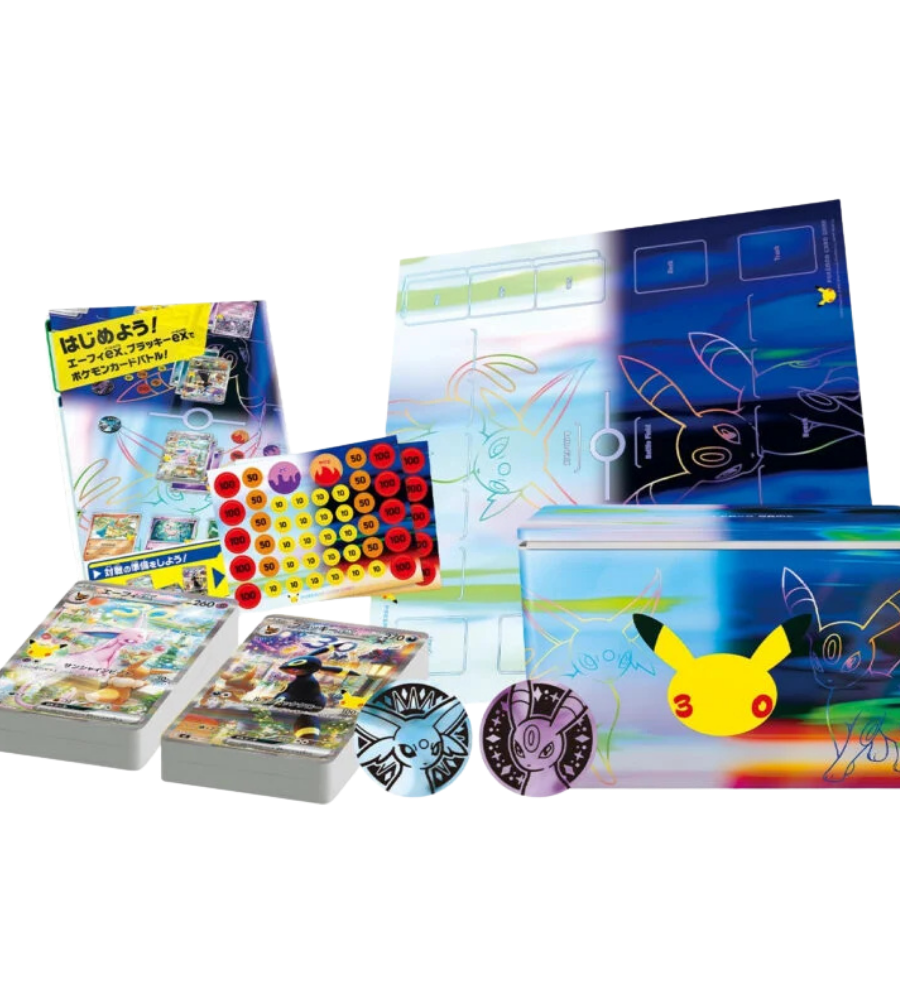 Pokémon TCG: 30th Celebration Premium Deck Set Espeon Umbreon M6a - Japanese
